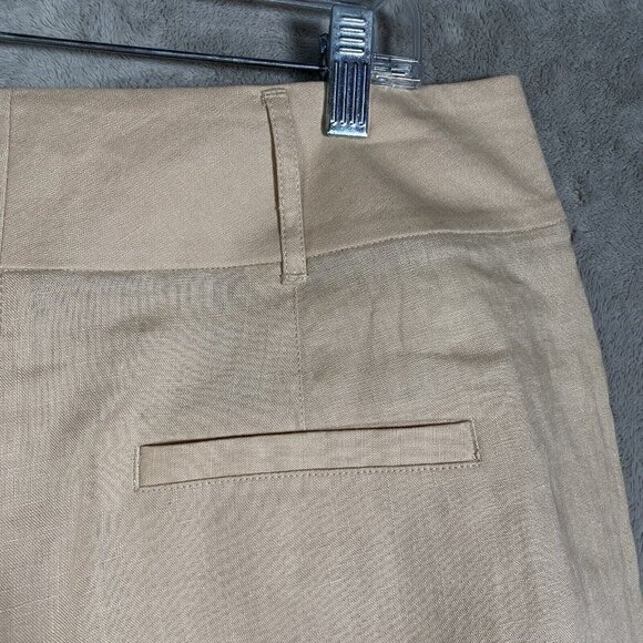 Boden 100% Linen Pleat Shorts 6” Inseam High Waisted - Picture 7 of 16